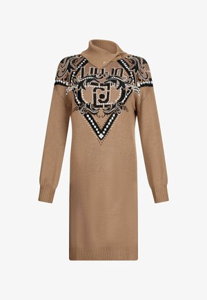 LIU JO JACQUARD  - Džemperkleita - brown