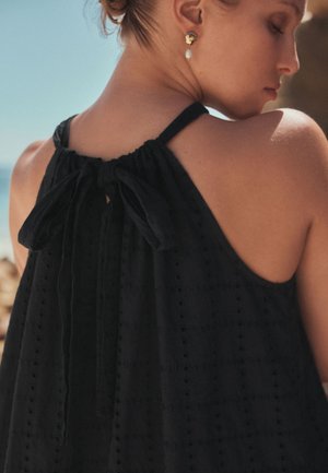 Next, REGULAR FIT - HALTER MAXI DRESS . - Robe longue - black