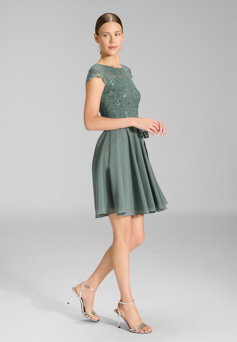 sachin and babi light blue dress Turquoise Sleeveless Cocktail Dress
