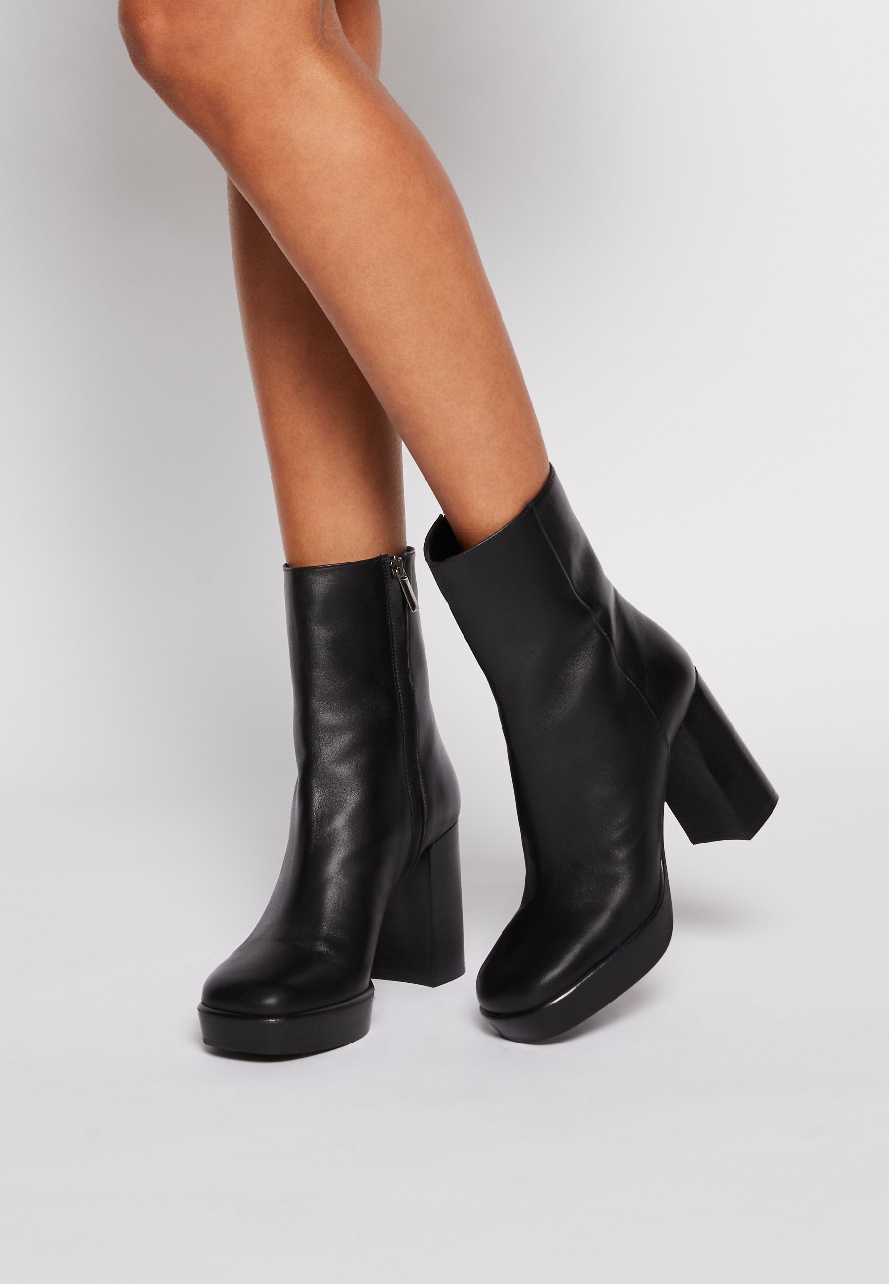 Bianca Di Enkellaarsjes met hoge hak - nero/zwart - Zalando.nl