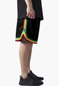 Urban Classics STRIPES  - Trainingsbroek - black, yellow