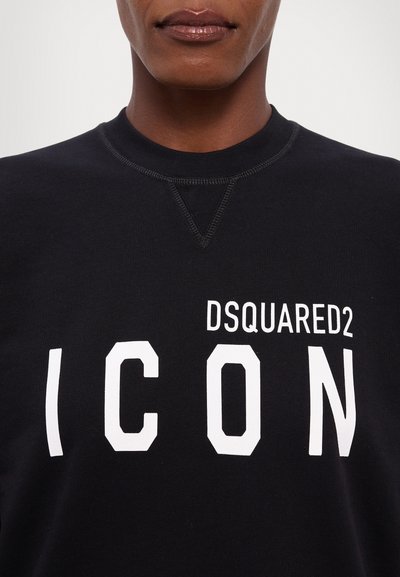 DSQUARED2 ICON COOL FIT CREWNECK - Sweatshirt - black