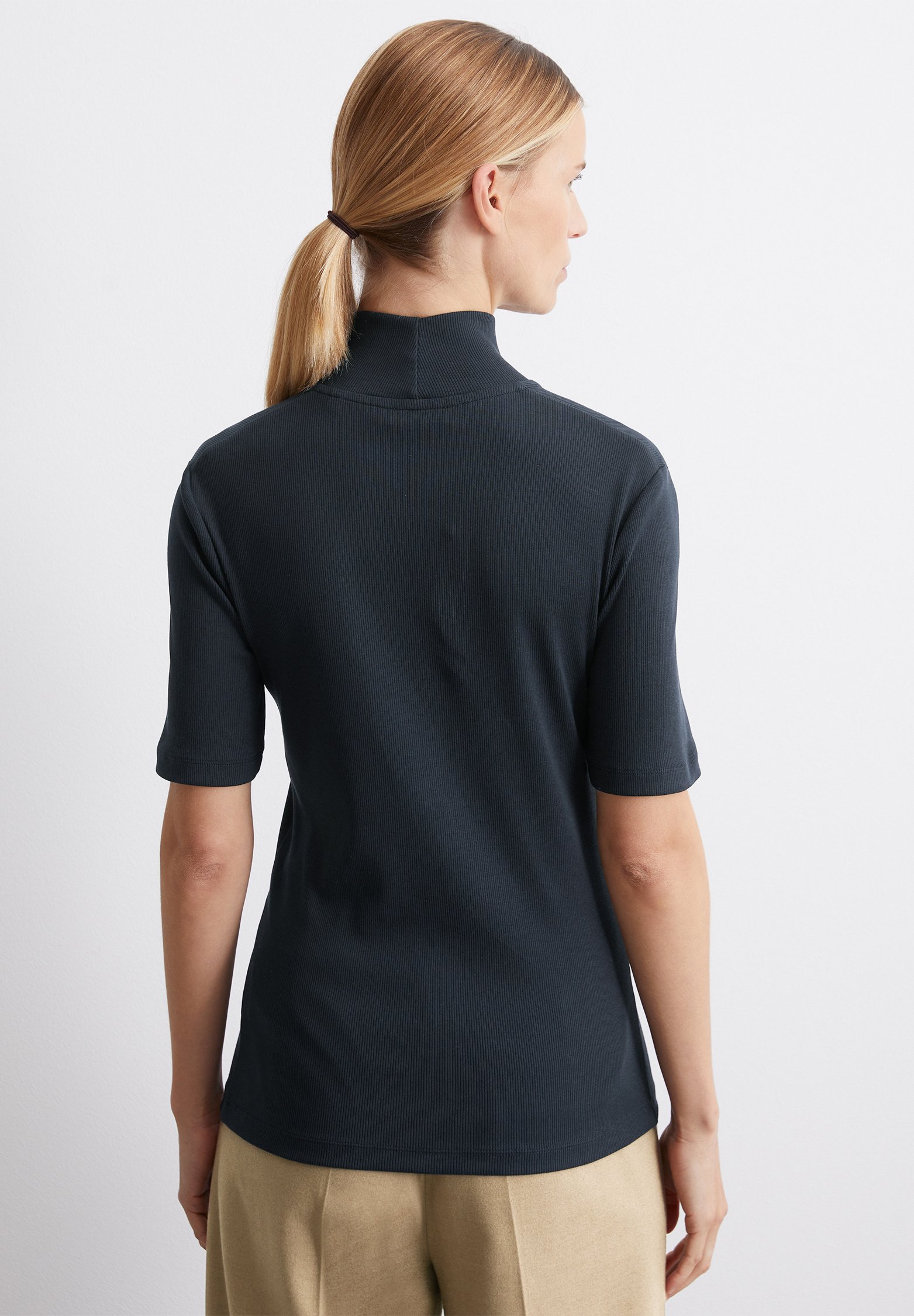 mock collar polo