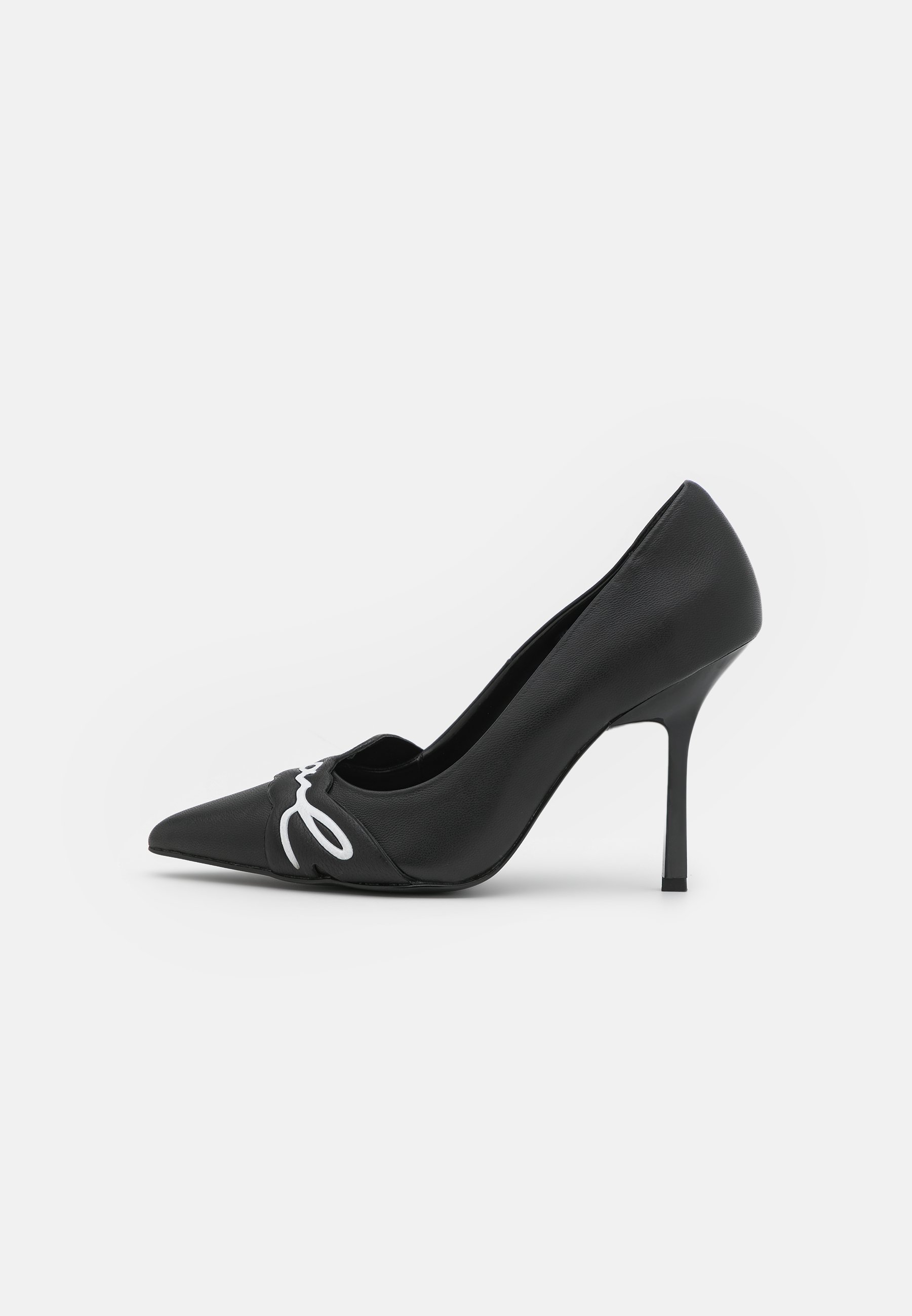 KARL LAGERFELD SARABANDE SIGNATURE LOGO COURT - Tacones - black/negro -  Zalando.es