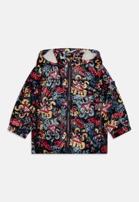 Guess BABY HOODED PADDED UNISEX - Vinterjacka - poppy punch blue