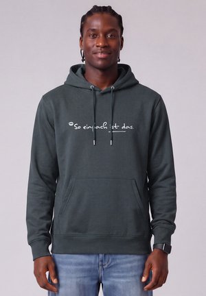 watapparel, SO EINFACH IST DAS UNISEX - Kapuzenpullover - india ink grey