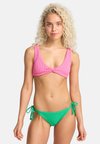 SUMMER HIGH TWIST TANK - Bikini pezzo sopra - guava