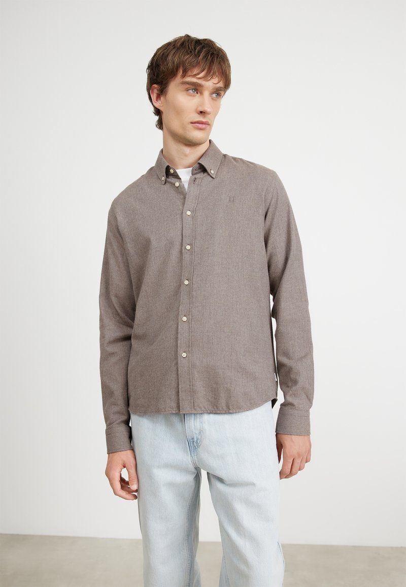 Les Deux - DESERT SHIRT - Shirt - mountain grey melange, Enlarge