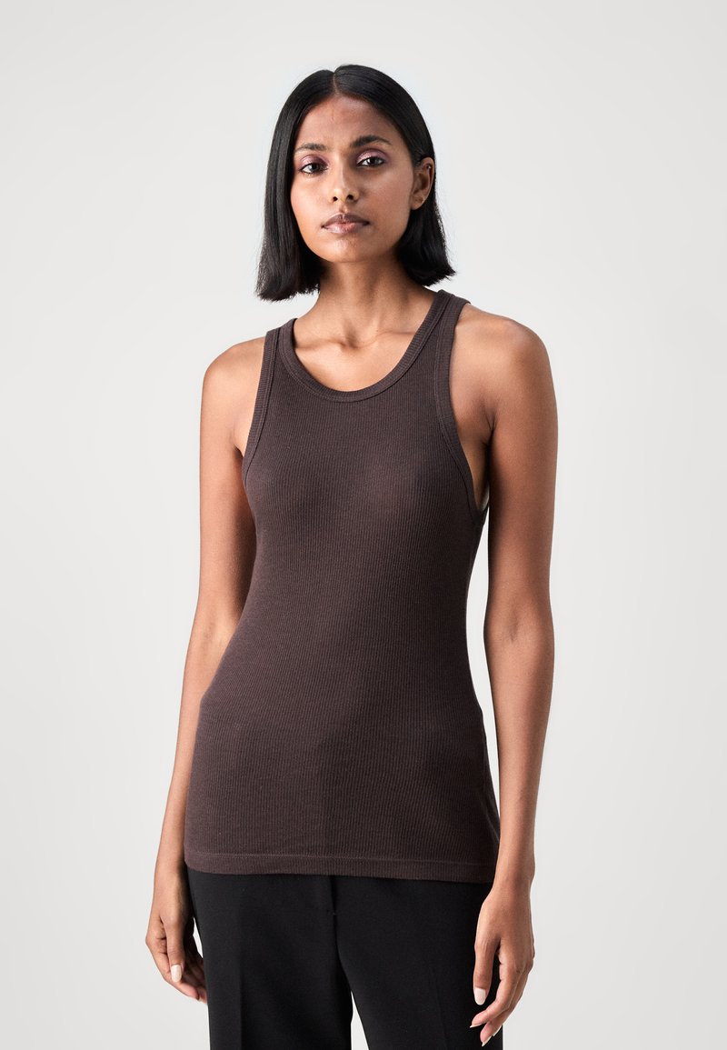 Samsøe Samsøe SONNET TANK  - Top - chocolate torte