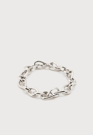 SCULPTURED DROPES - Βραχιόλι - silver-coloured