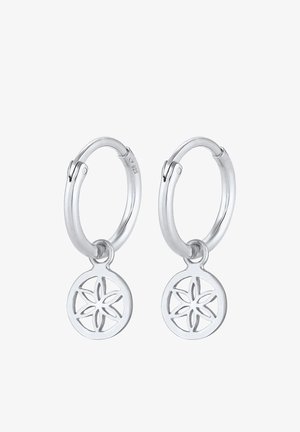 Elli Hoops Flower - Náušnice - silberfarben