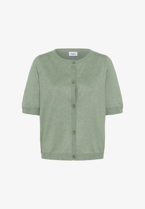 Saint Tropez, MILASZ SHORT SLEEVE - Cardigan - green bay melange