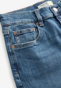 CROPPED - Tiesaus kirpimo džinsai - dark blue