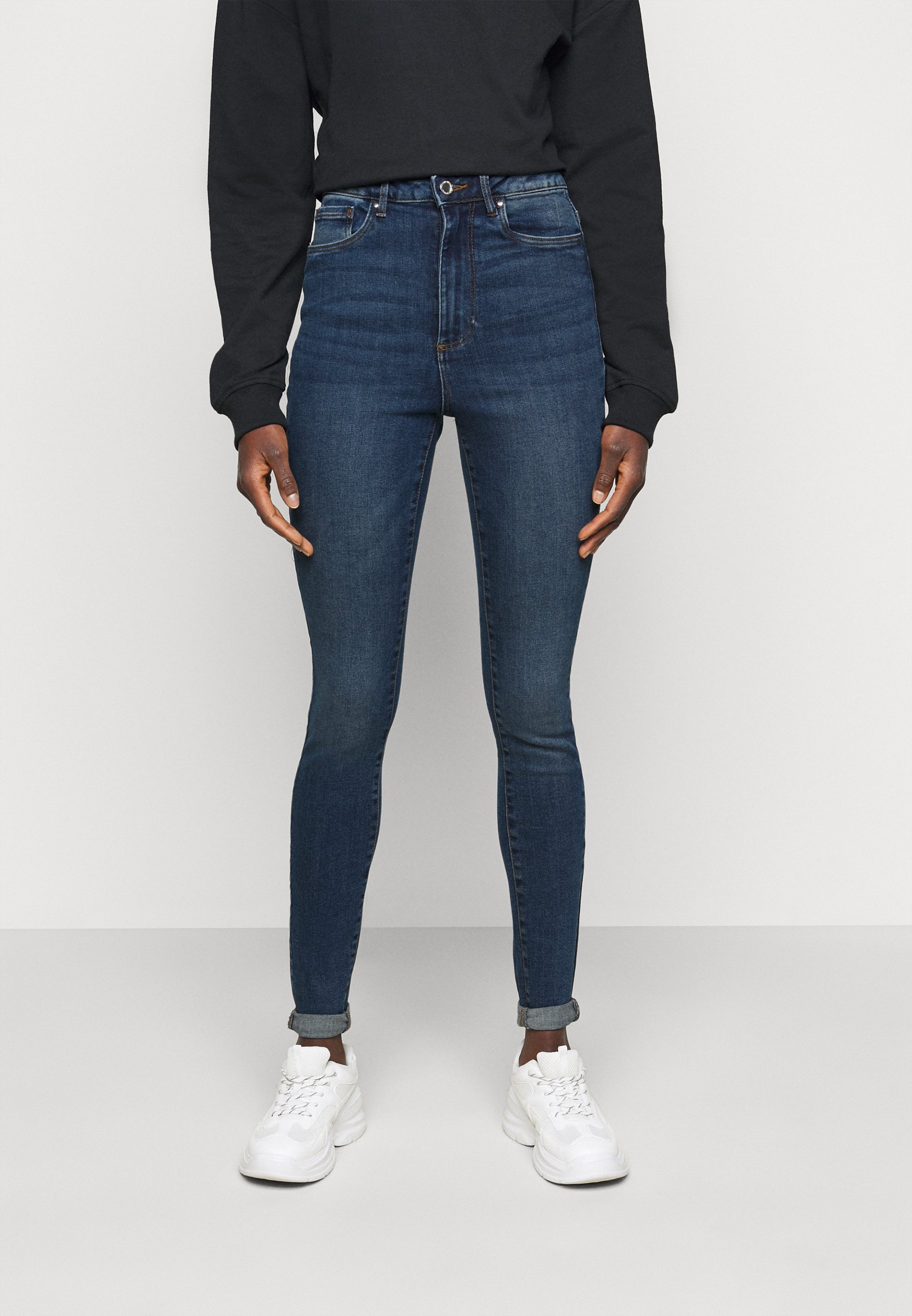 Vero Moda Tall VMLOA - Jeans Skinny Fit - medium blue denim/Blauw denim/bluedenim  - Zalando.nl