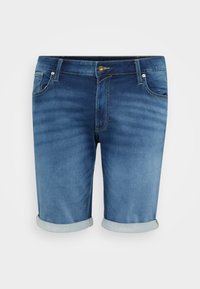 JJIRICK JJICON - Shorts vaqueros - blue denim