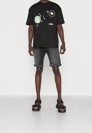 Pegador Camiseta estampada - black