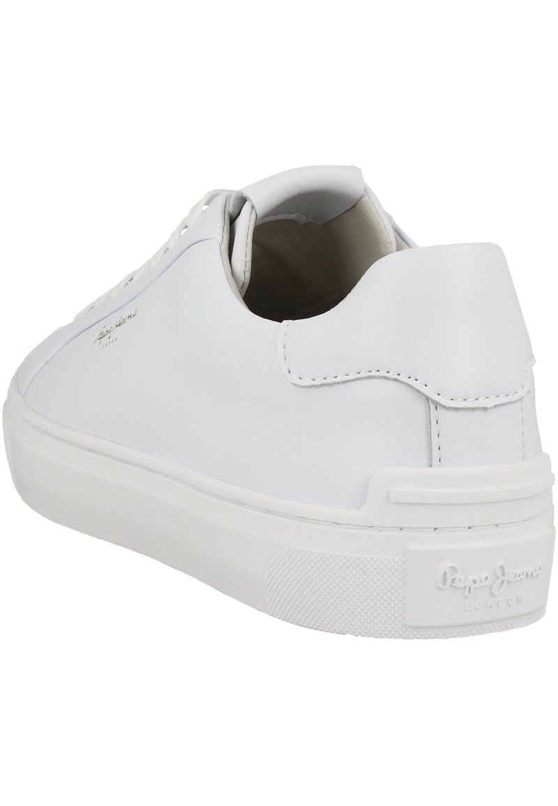 Pepe Jeans Dublin Young - Sneakers Basse In Tessuto Bianco