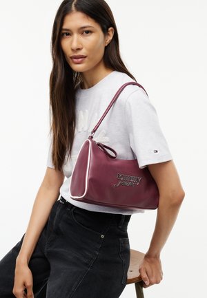 Tommy Jeans, BOLD SCRIPT - Дамска чанта - bordeaux