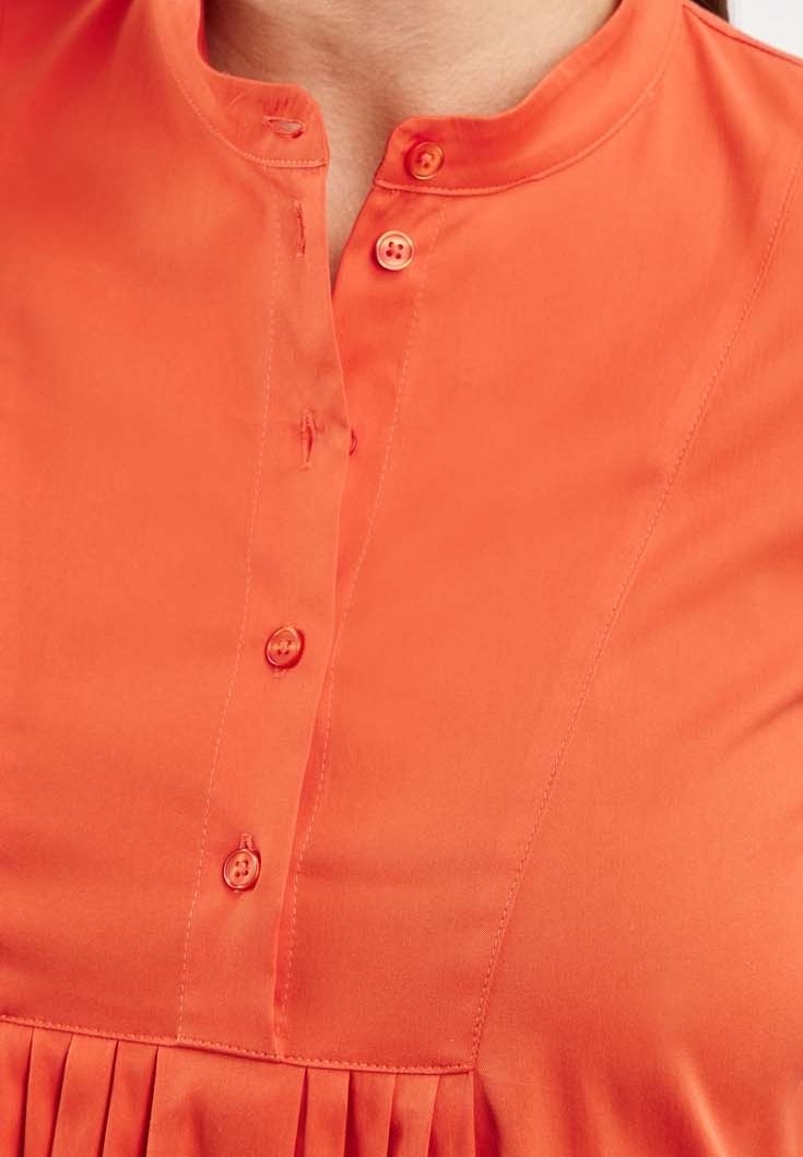 Camicia Donna Gerry Weber Casual Fit – Maniche Corte, In Viscosa, Blu, Con Spacchi Laterali
