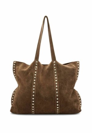 MIT NIETEN - Cabas - braun
