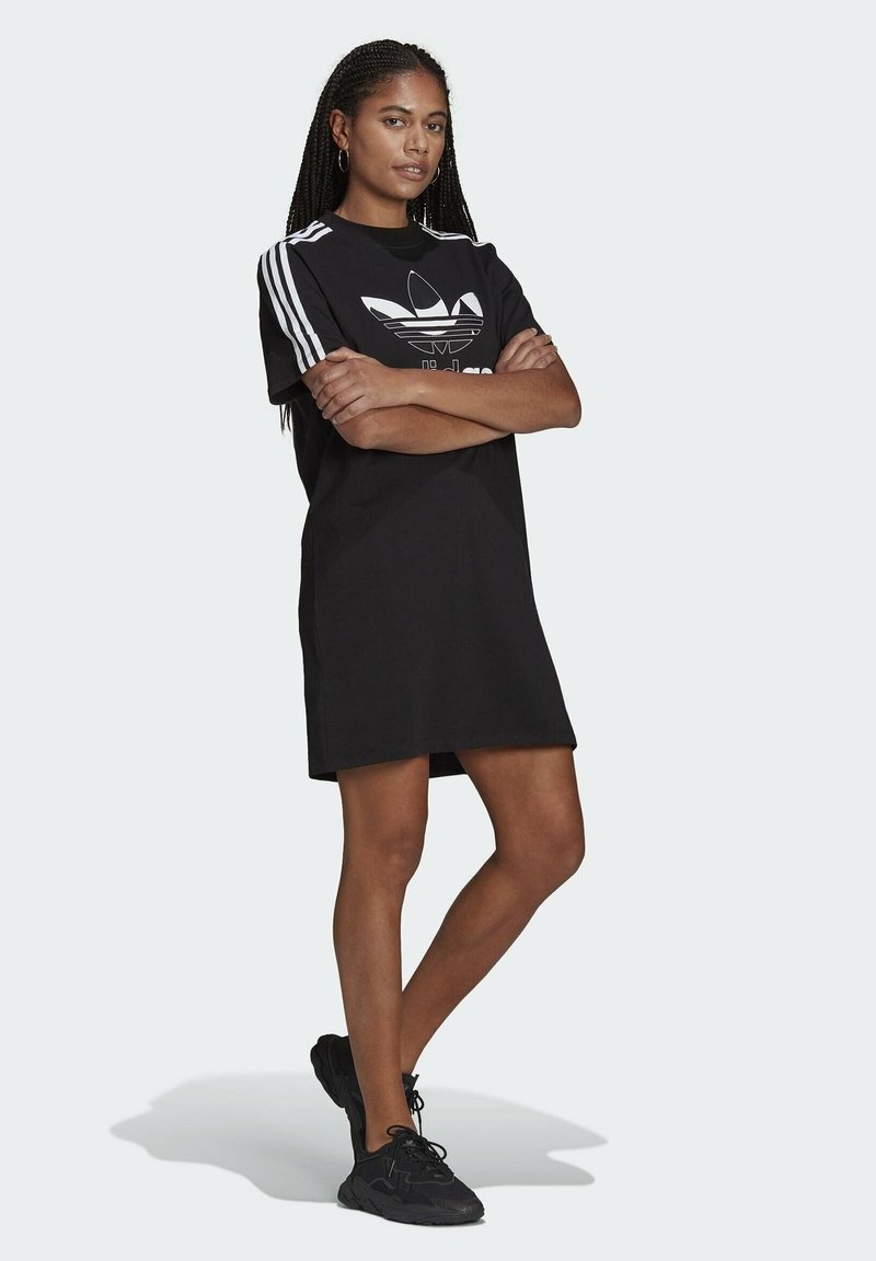 Adidas Originals X Marimekko Blusenkleid Black Schwarz Zalando De