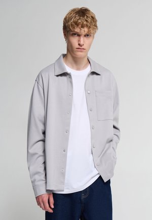 Terranova, CAMICIA TINTA UNITA - Giacca leggera - ghiaccio