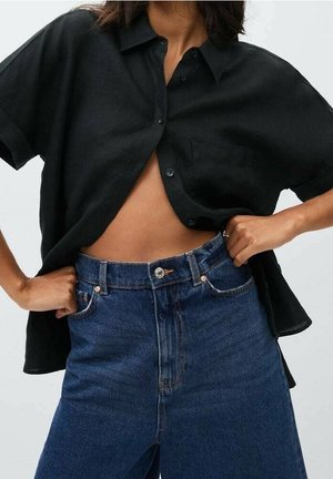Overhemdblouse - black