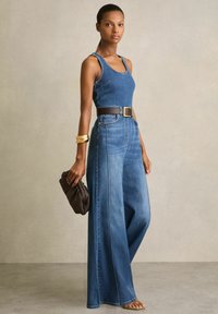 Reiss ROSE WIDE-LEG RACER-BACK - Kombinezon - indigo
