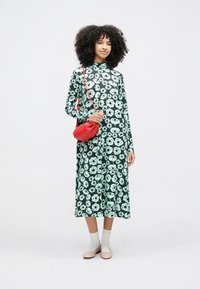 Marimekko CAVEA TUMMA - Džersio suknelė - dark green/turquoise/black