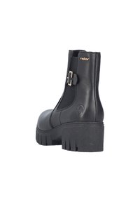 Rieker Bottines de cowboy / motard - schwarz