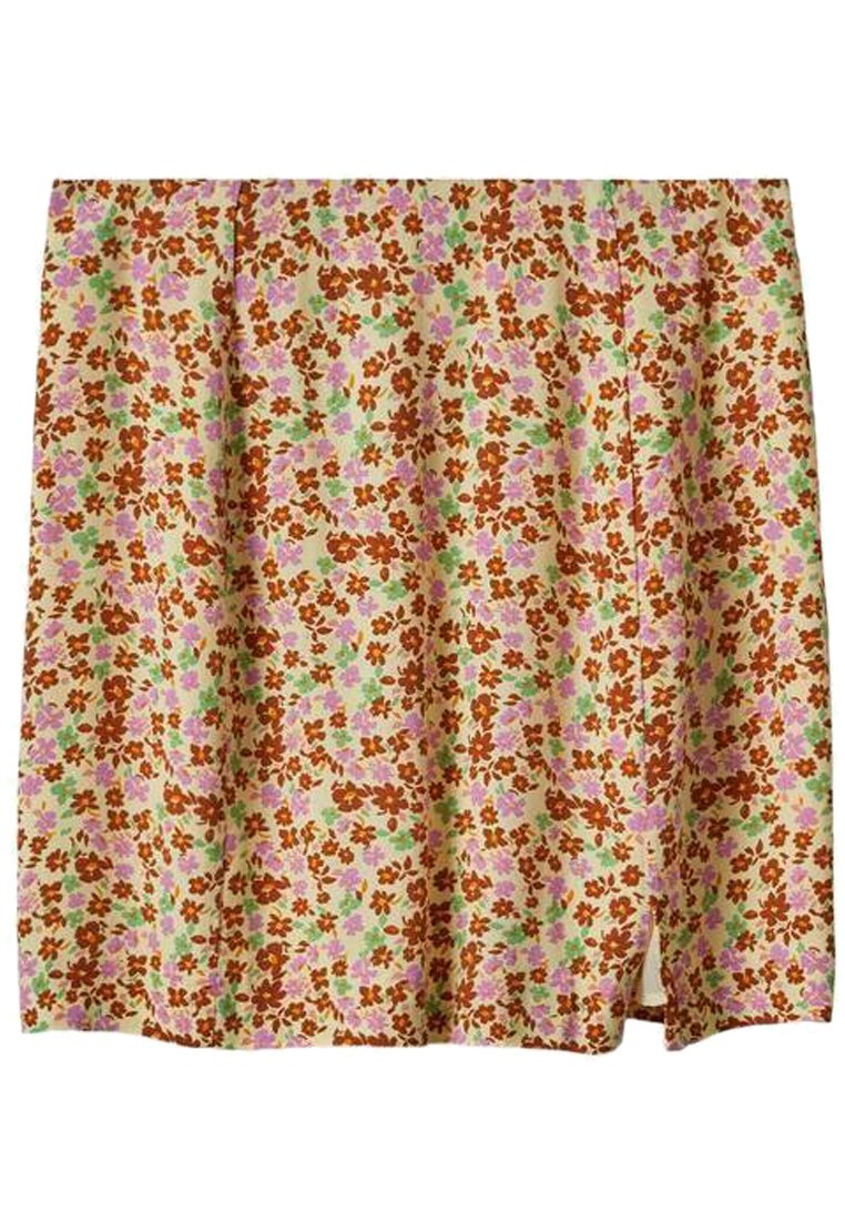 Mango Minirok lichtgeel Mango Minirok lichtgeel