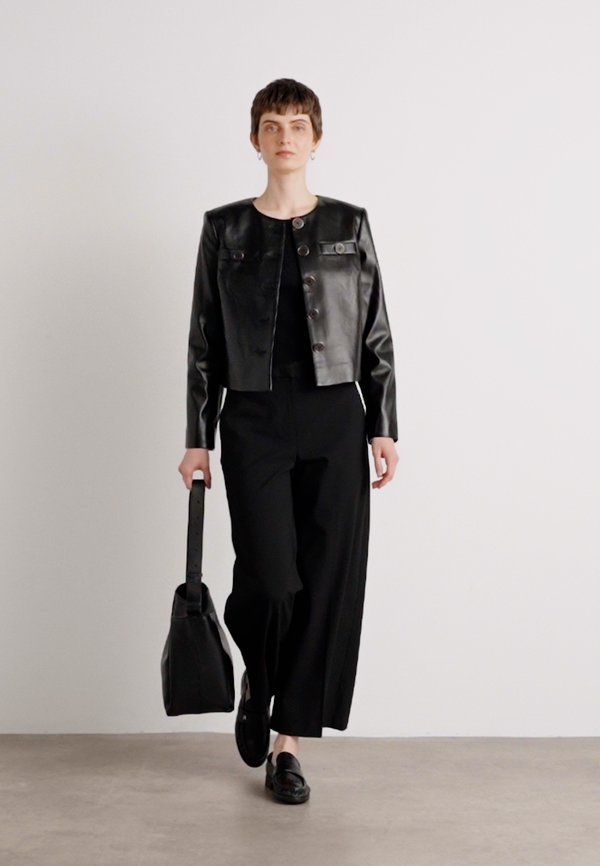 FERGIE CROPPED JACKET - Faux leather jacket4