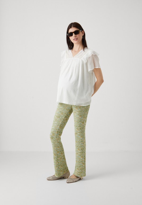 OLMFALLINE V NECK - Blouse - cloud dancer4