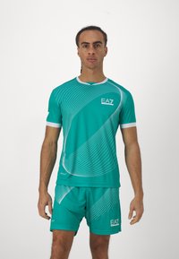 EA7 Emporio Armani TEE GRAPHIC - Sportfelső - spectra green