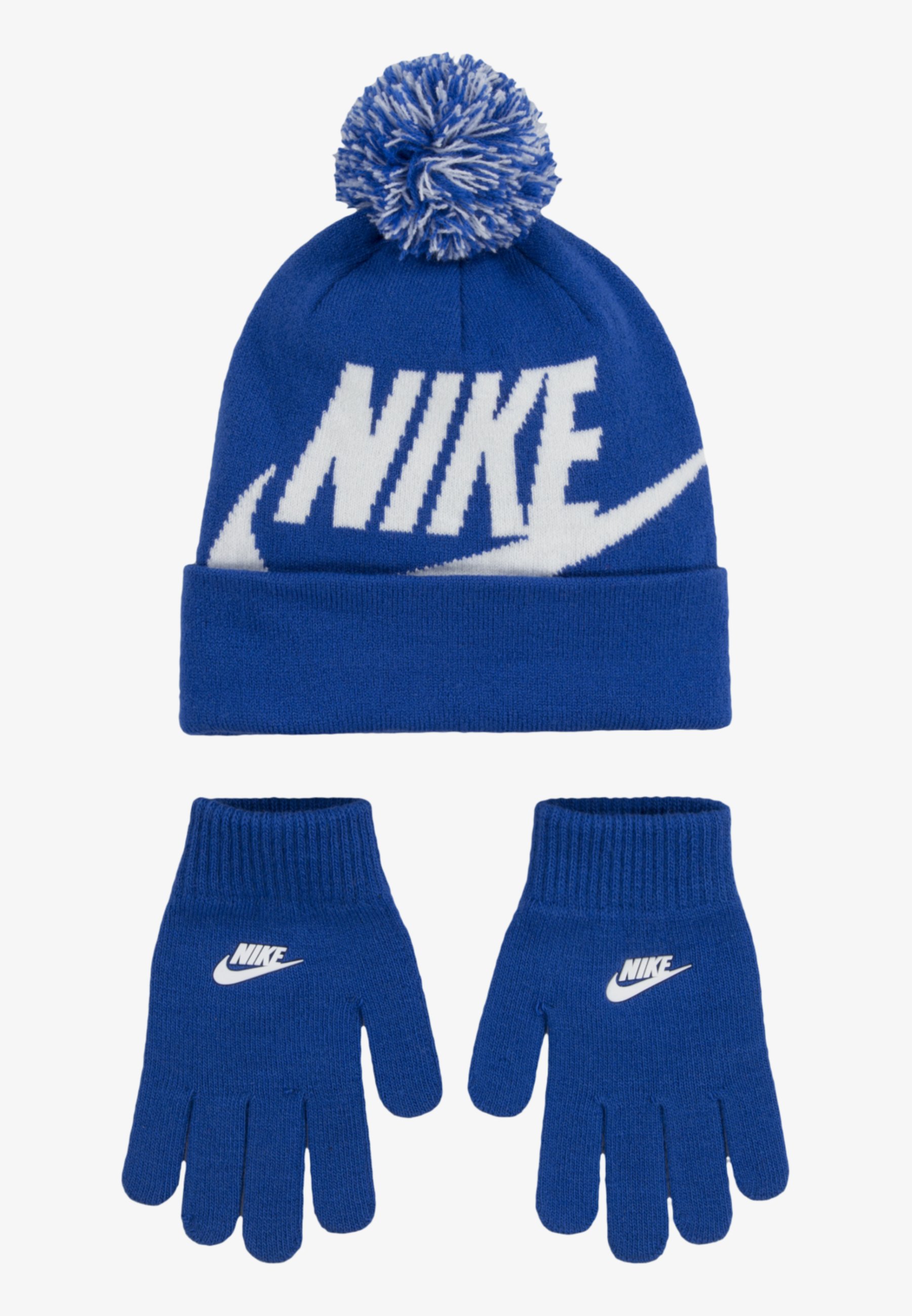 Nike Sportswear POM BEANIE GLOVE SET Gloves game royal/blue