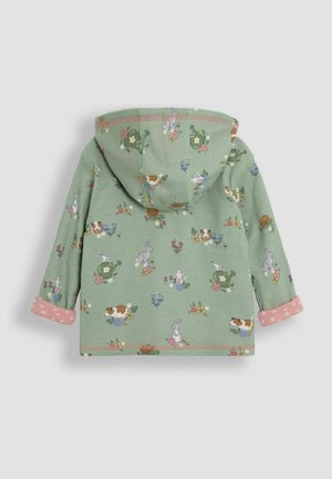 JoJo Maman Bébé REVERSIBLE - REGULAR FIT - Sudadera con cremallera - pink guinea pig tortoise