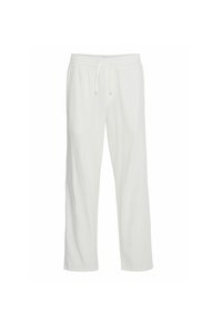 SDALANN LINEN MIX STRAIGHT FIT - Träningsbyxor - off white
