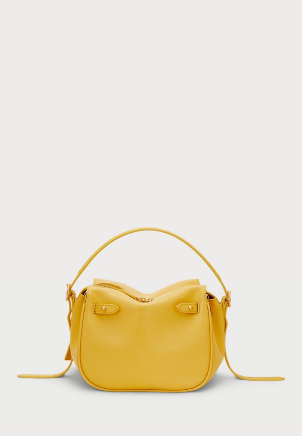 Polo ID Leather Mini Satchel - Handbag - mustard