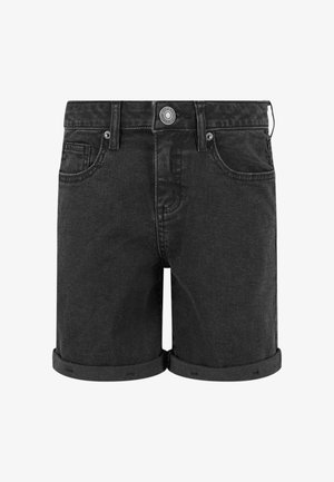 STRETCH - Kratke hlače iz džinsa - black washed