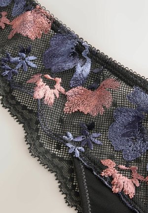 Next, PREMIUM SWISS DESIGNED EMBROIDERED BRIEFS - Thong - navy