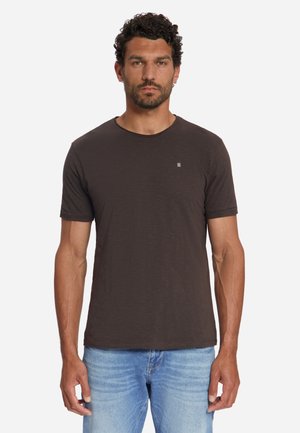 NO EXCESS, T-shirt basic - dark brown