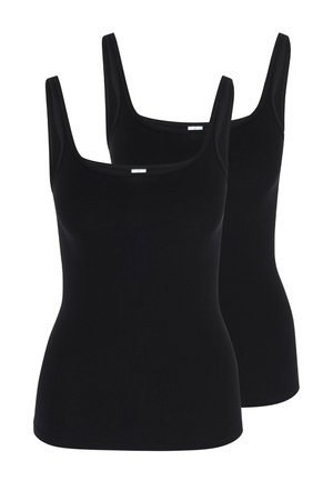 2ER PACK  - Unterhemd/-shirt - schwarz