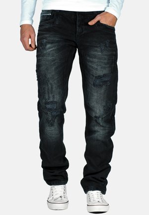 REGULAR FIT - Relaxed fit jeans - schwarz