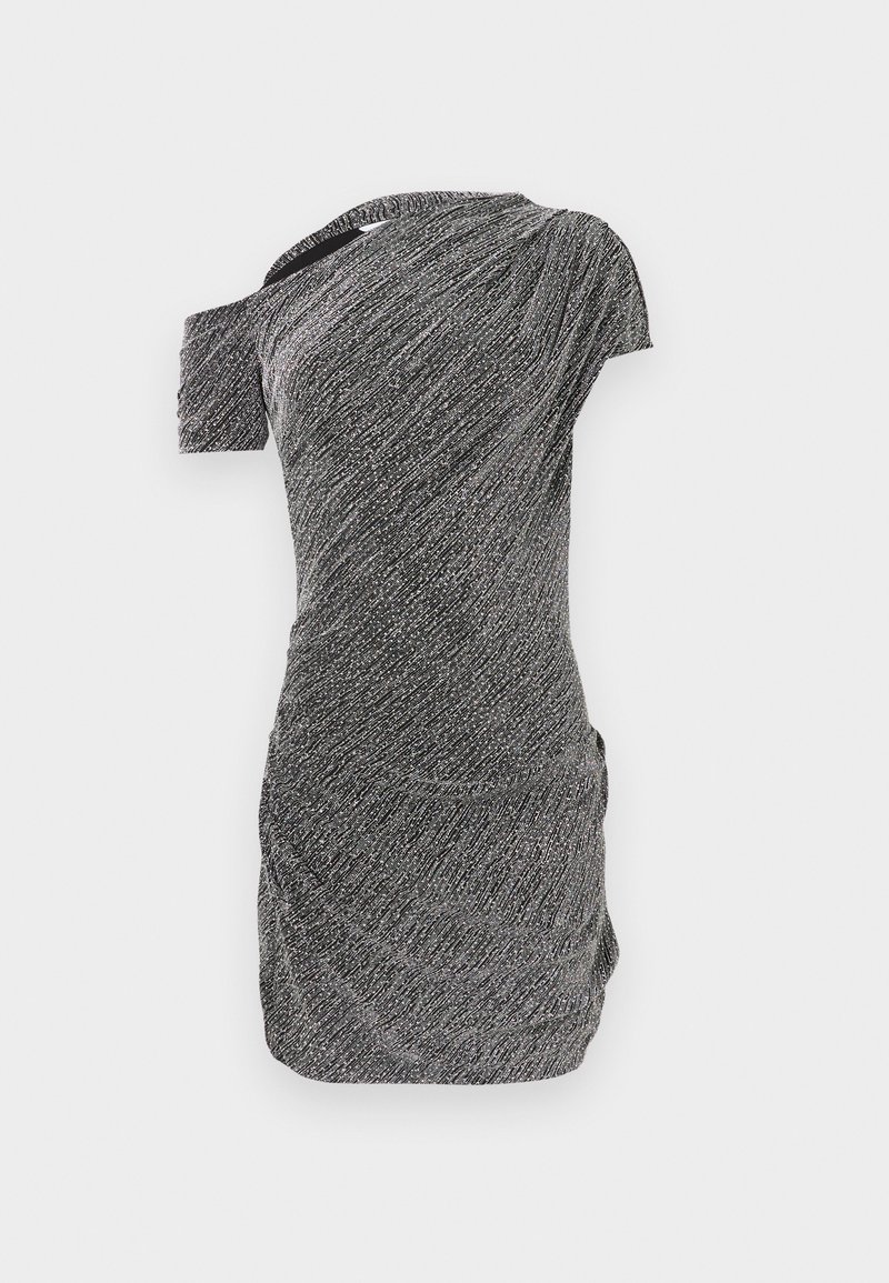 Iro Cocktailjurk zilverkleurig