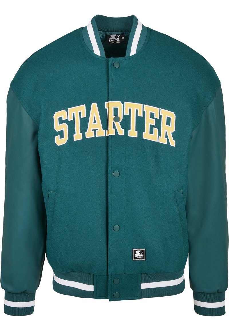 Veste De Baseball USA College Satin Vintage 90s - Noire - Taille M - C1760