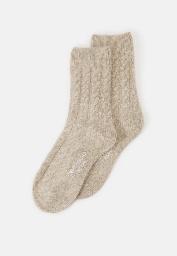 ONLINE WOMEN COSY CABLE STITCH SOCKS 2 PACK - Socks - nature3