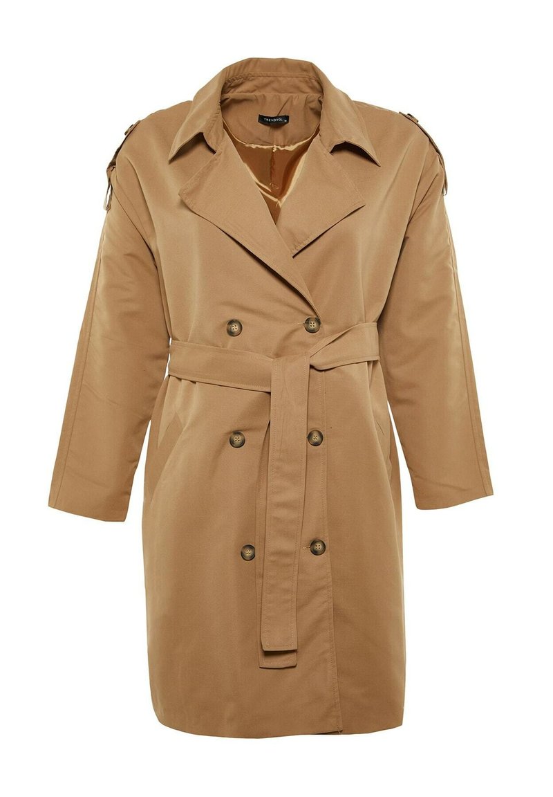 Trendyol Curve Trenchcoat bruin