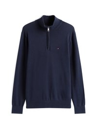 ESSENTIAL ZIP MOCK - Neule - desert sky