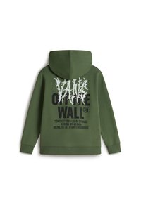 Vans WALL - Sudadera con cremallera - dark olive