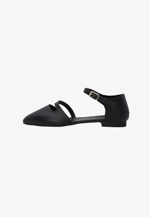VENEZIA, SANDALS - Ballerina's met enkelbandjes - black